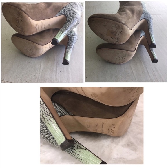 Malone Souliers Hand Made Italy Platform Bootie - Picture 5 of 7